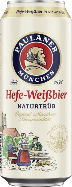 Paulaner Hefe-Weißbier naturtrüb (Einweg)
