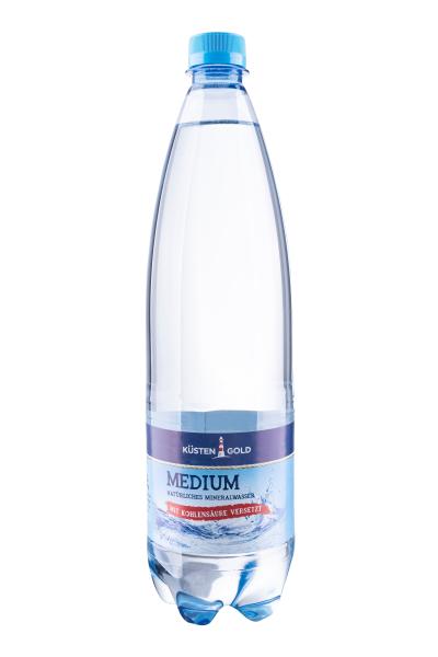 Küstengold Mineralwasser Medium PET (Einweg)