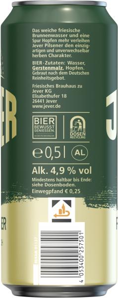Jever Pilsener (Einweg)