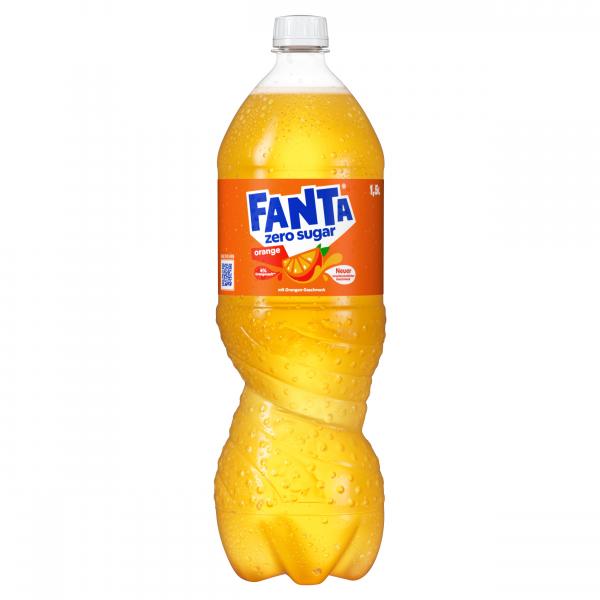 Fanta Orange ohne Zucker (Einweg)