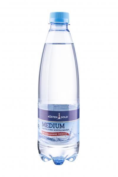 Küstengold Mineralwasser medium PET (Einweg)
