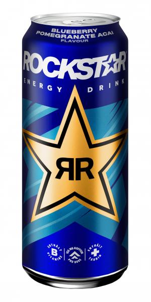 Rockstar Energy Drink Blueberry Pomegrante Acai Flavour (Einweg)