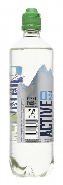 Active O2 Two Erfrischungsgetränk Fresh Apple  (Einweg)