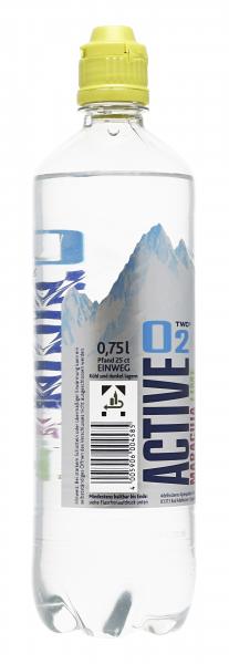 Active O2 Two Erfrischungsgetränk Maracuja Lime (Einweg)