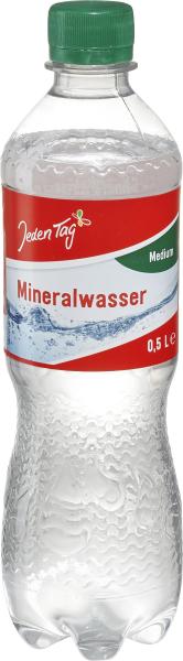 Jeden Tag Mineralwasser Medium PET (Einweg)