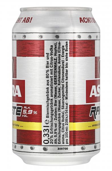 Astra Rakete Citrus-Vodka Dose (Einweg)