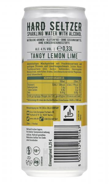 Topo Chico Hard Seltzer Tangy Lemon Lime (Einweg)