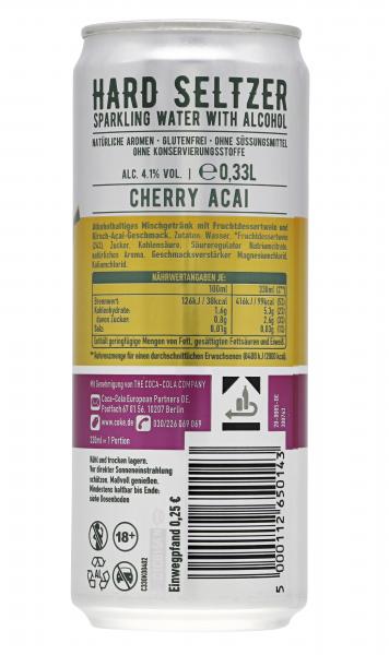 Topo Chico Hard Seltzer Cherry Acai (Einweg)