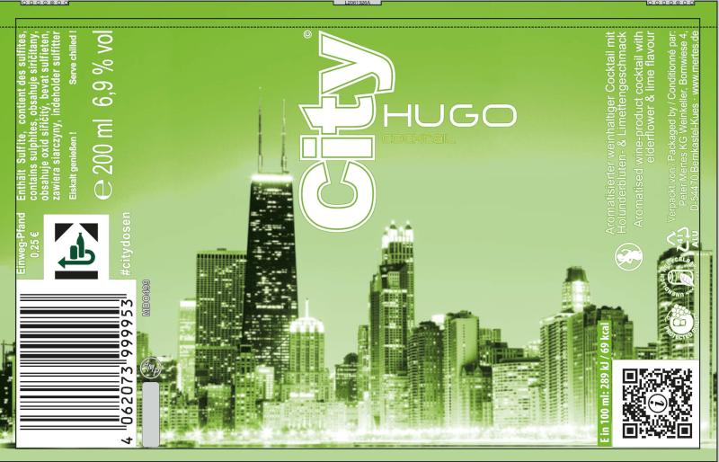 City Hugo Cocktail (Einweg)