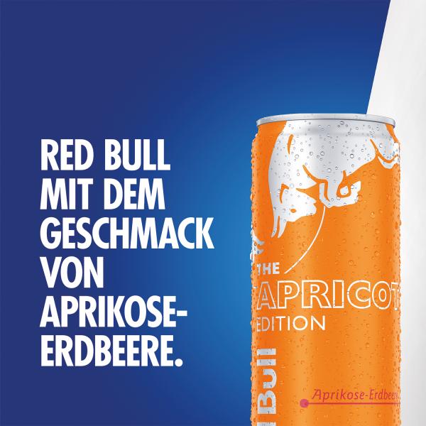 Red Bull Energy Drink The Apricot Edition Aprikose-Erdbeere (Einweg)