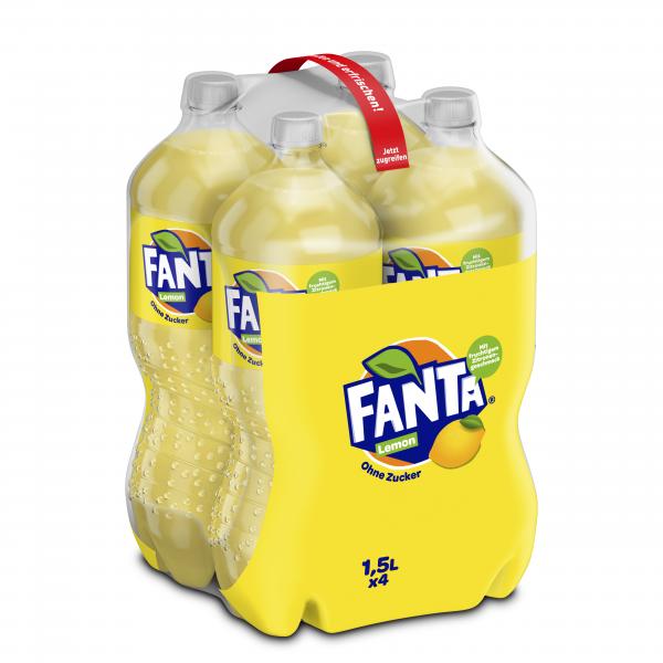 Fanta ohne Zucker Lemon (Einweg)