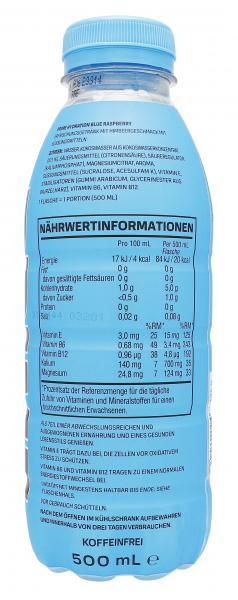 Prime Erfrischungsgetränk Hydration Blue Raspberry (Einweg)