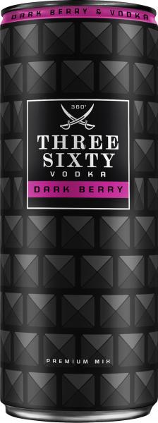 Three Sixty Vodka Dark Berry (Einweg)