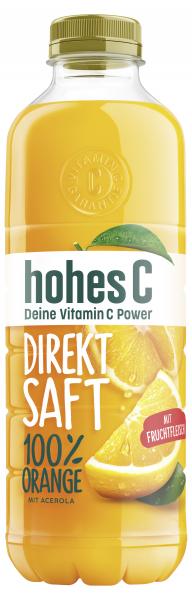Hohes C Direktsaft 100% Orange mit Fruchtfleisch PET (Einweg)