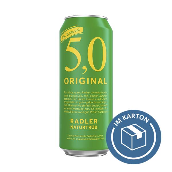 5,0 Original Radler naturtrüb (Einweg)