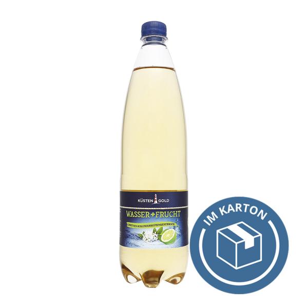 K?stengold Wasser plus Holunderbl?te-Limette EINWEG