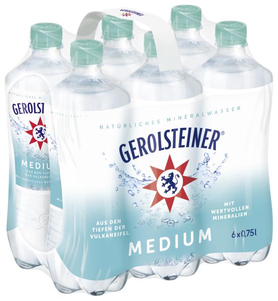 Gerolsteiner Mineralwasser Medium (Einweg)