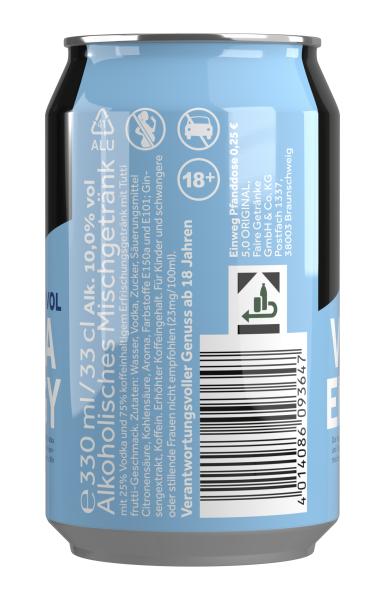 5,0 Original Vodka Energy (Einweg)