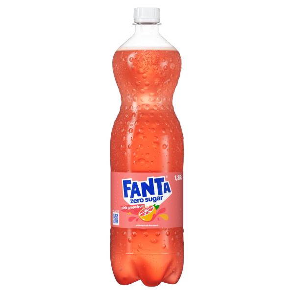 Fanta Zero Sugar Pink Grapefruit PET (Einweg)