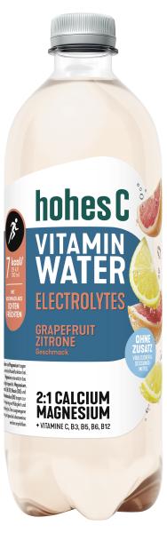 Hohes C Vitamin Water Electrolytes Grapefruit Zitrone (Einweg)