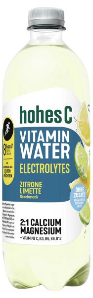 Hohes C Vitamin Water Electrolytes Zitrone Limette (Einweg)