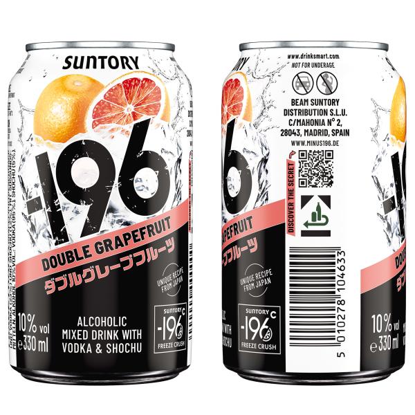 Suntory - 196 Vodka Grapefruit (Einweg)