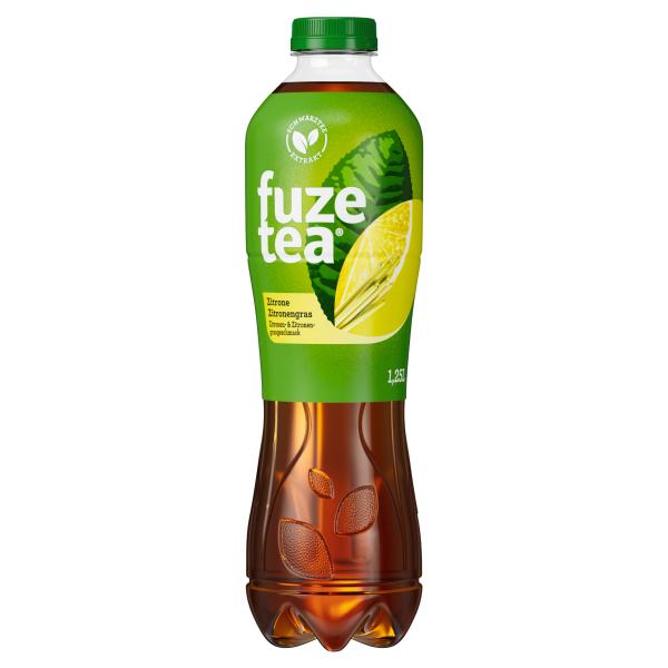 Fuze Tea Schwarzer Tee Zitrone-Zitronengras (Einweg)