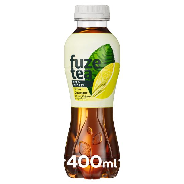 Fuze Tea Zero Schwarzer Tee Zitrone-Zitronengras (Einweg)