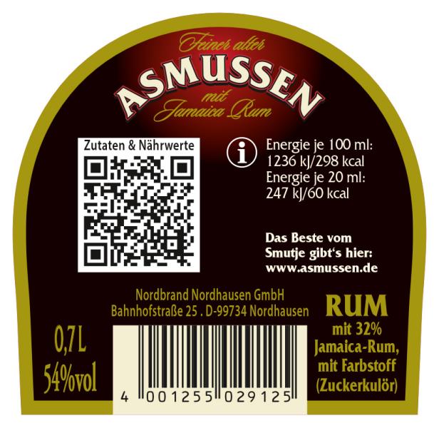Asmussen Original Jamaica-Rum