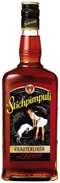 Stichpimpuli Kräuterlikör mit Kirsche