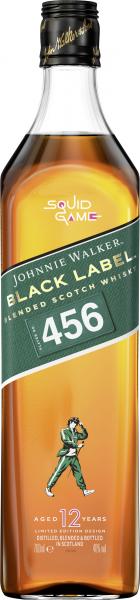 Johnnie Walker Black Label Blended Scotch Whisky Player No. 456 Squid Game Edition