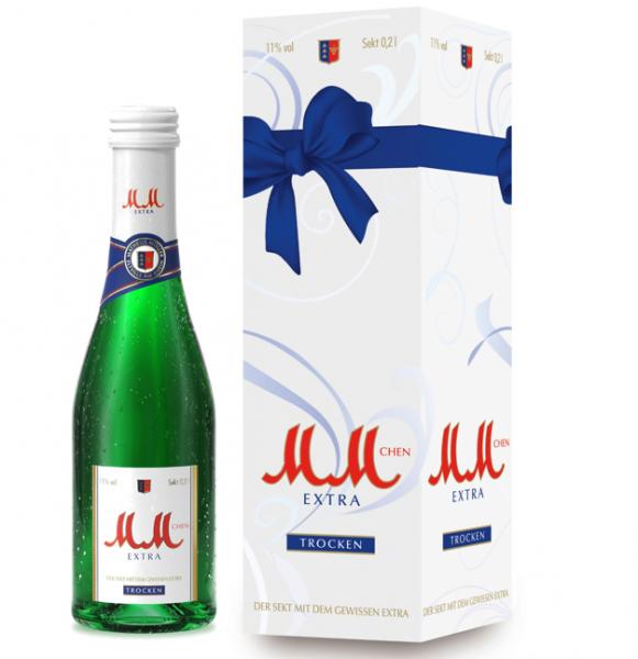MM Extra Sekt Trocken mit Geschenkverpackung