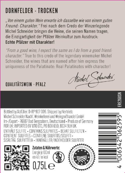Michel Schneider Dornfelder Rotwein trocken