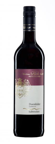 Weinhaus Flick Dornfelder Rotwein halbtrocken