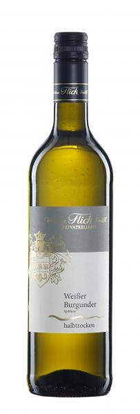 Weinhaus Flick Weißer Burgunder Spätlese Weißwein halbtrocken