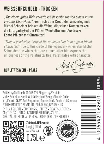 Michel Schneider Weißer Burgunder Weißwein trocken