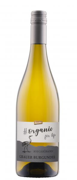 Rieger #Organic for Life Grauer Burgunder Demeter Weißwein trocken