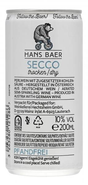 Hans Baer Secco weiß