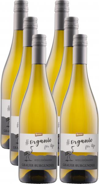 Rieger Organic for Life Grauer Burgunder Demeter Weißwein trocken