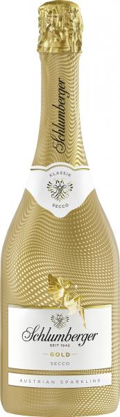 Schlumberger Sekt Gold Secco