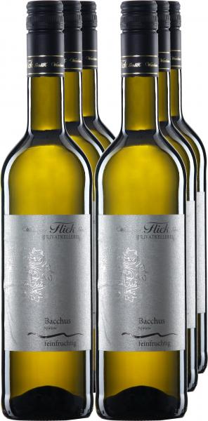 Weinhaus Flick Bacchus Spätlese feinfruchtig weiß 