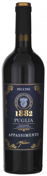 Piccini 1882 Appassimento Rosso Puglia IGT Rotwein halbtrocken