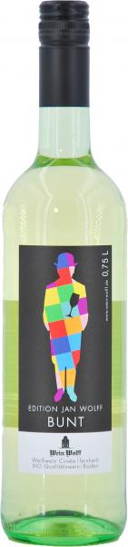 Bunt Edition Jan Wolff Weissweincuvee Bio Weißwein feinherb