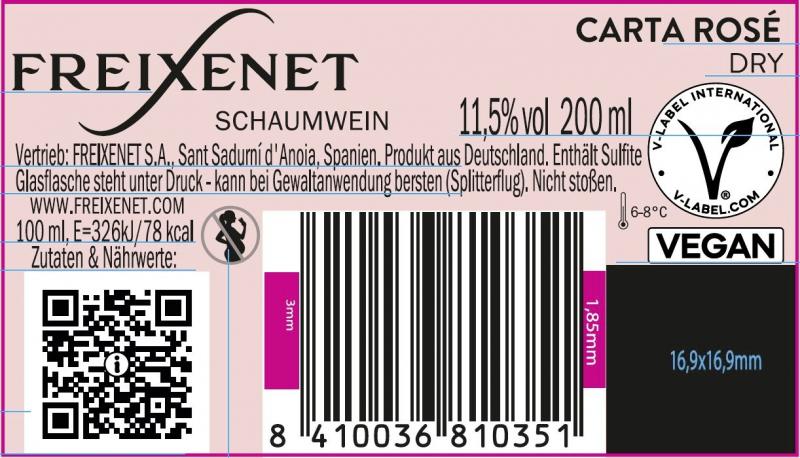 Freixenet Carta Rosé Dry