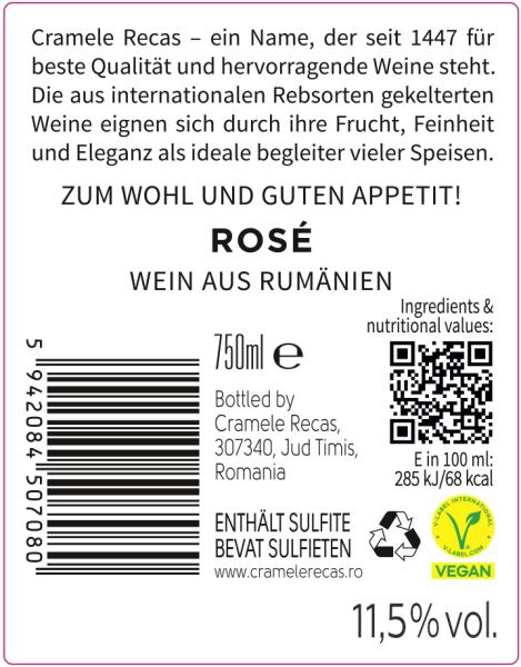 Recas Speis & Trank Rosé trocken