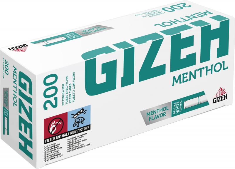 Gizeh Filterhülsen Mentho Flavor