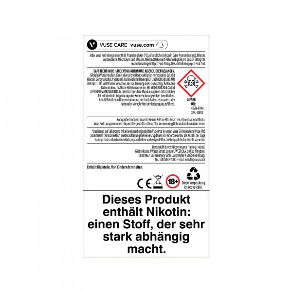 Vuse Pod Mango Ice 20mg - 9.95 EUR