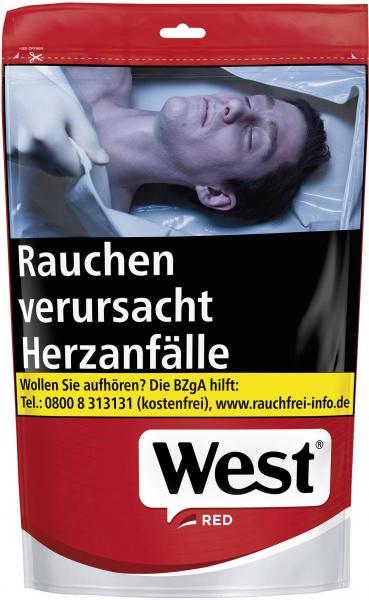 West Red Volume Tobacco Zip Bag