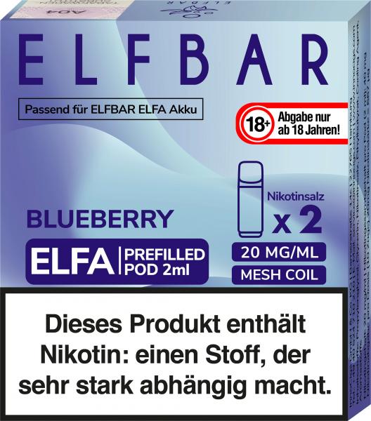 Elfbar Elfa Pod Blueberry 20mg/ml