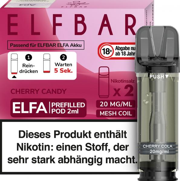 Elfbar Elfa Pod Cherry 20mg/ml